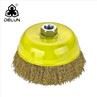4inch Crimped Wire Brass Cup Brush