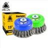 Twisted Wire Steel Brushes With Wood Handle
